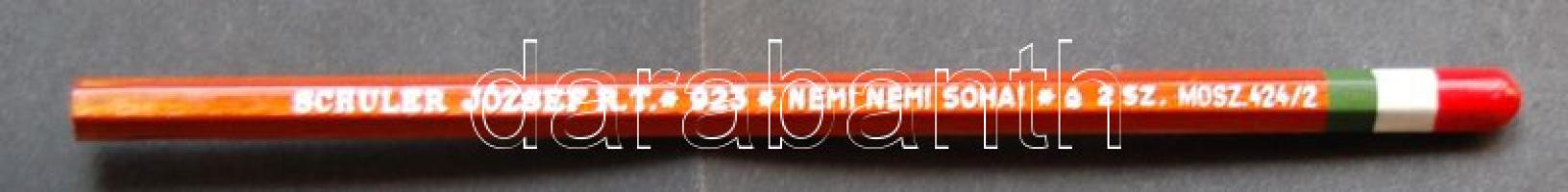 Irredenta fekete grafitceruza "NEM! NEM! SOHA!"