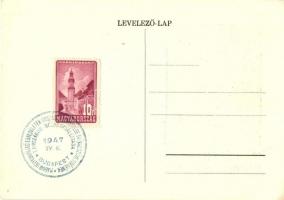 1947 Budapest, I. Országos Bélyegkiállítás. Diákalszövetség / Hungarian National Stamp Expo. So. Stp...