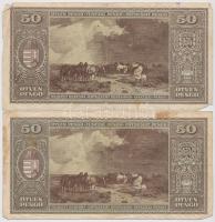 1945. 50P (4x) T:III,III-