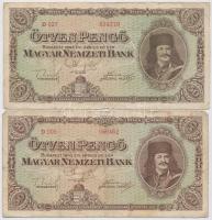 1945. 50P (4x) T:III,III-