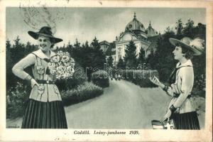 1939 Gödöllő, Leány-Jamboree, cserkész lányok