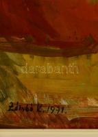 Zámbó Kornél (1938- ): Ősz. Olaj, farost, jelzett, 50×62 cm