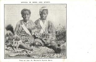 Africa in song and story. Two of Jas. H. Balmers kaffir boys (fa)