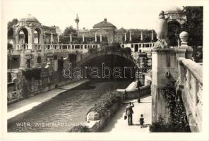 Vienna, Wien; Wientalabschluss / canal tunnel