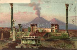 Pompei, Tempio di Apollo. Richter & Co. litho (Rb)