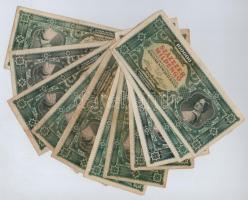 1945. 100.000P (11x) + 1946. 100.000MP (13x) közte 2db sorszámkövetők T:II,III,III-