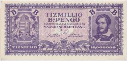 1946. 10.000.000BP T:II hajtatlan, sarokhiány Adamo P38