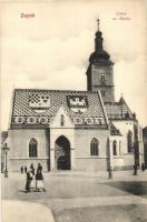 Zagreb, Crkva sv. Marka / church