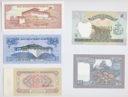 Vegyes: Nepál 1981- 1R + 2R + Bhután 1981. 5N + 2013. 1N + Mongólia 1983. 1T T:I,I-
Mixed: Nepal 19...