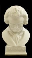 Herendi fehér mázas Beethoven mellszobor, jelzett, hibátlan, m: 20 cm. / Herendi porcelain bust of Beethoven