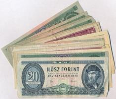 20db-os vegyes magyar forint bankjegy tétel T:II,III,III-