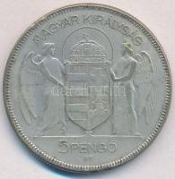 1930. 5P Ag "Horthy jobbra" T:2-,3 ph.
Adamo P8