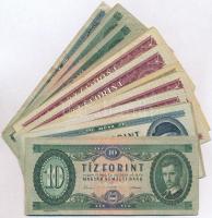 20db-os vegyes magyar forint bankjegy tétel T:II,III,III-
