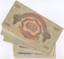 1944. 1P-100P (10x) "A Vörös Hadsereg Parancsnoksága" T:III,III-