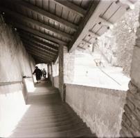 cca 1953 Budapest, a budai várban készült 13 db vintage negatív Kotnyek Antal (1921-1990) fotóriport...