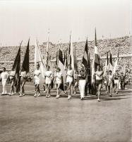 1953. augusztus 20. Kotnyek Antal (1921-1990) fotóriporter felvételei a Népstadion megnyitójáról, 13...