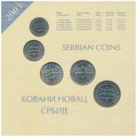 Szerbia 2003. 1D-20D Cu-Ni-Zn (5xklf) forgalmi sor lezárt karton díszcsomagolásban T:1
Serbia 2003....