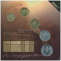 Szerbia 2007. 1D-20D Cu-Ni-Zn (5xklf) forgalmi sor lezárt karton díszcsomagolásban T:1-2
Serbia 200...