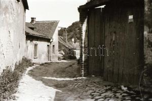cca 1929 Budapest, Tabán, 2 db vintage negatív, 24x36 mm