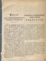 1853 A naygváradi földtehermentesítési bizottmány rendelete + összeírások magyar és német nyelven