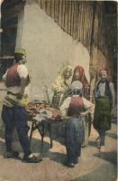 Zuckerwarenverkäufer in Bosnien / Prodavaoc siatkisa u Bosni / Sugar confectionery seller, Bosnian folklore (EK)