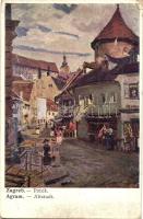 Zagreb, Agram; Potok / Altstadt. B.K.W.I. 270-5. (EK)
