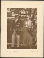 1930 Balatonföldvár, 3 db aláírt, datált, vintage fotóművészeti alkotásai, Orphanidesz János (1876-1...