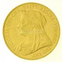 Nagy-Britannia 1900. 1 Sovereign Au "Viktória" (7,98g/0.917) T:2 ph.
Great Britain 1900 1...