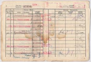 Budapest 1930-1932. "Magyar Országos Központi Takarékpénztár  Andrássy-úti Fiókpénztár - Betét-...