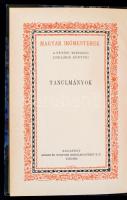 Vegyes könyv tétel, összesen 4 db: Kazinczy Ferenc válogatott munkái, Tóth Ede válogatott munkái, He...