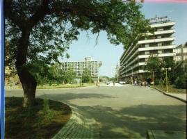 1977 Kecskeméti városképek, épületfotók, 21 db szabadon felhasználható, professzionális minőségű neg...