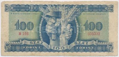 1946. 100Ft T:III- szakadás
Hungary 1946. 100 Forint C:VG tear
Adamo F26