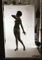 cca 1970 Szolidan erotikus műtermi felvételek, 33 db vintage negatív, 24x36 mm