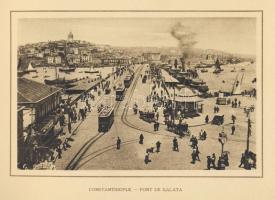 cca 1920 Istanbul / Constantinople 16 lapos képes füzet