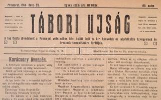 1914-1915 Przemyśl, Tábori újság, a 23. honvéd gyalogezred által Przemyśl első és második ostroma al...
