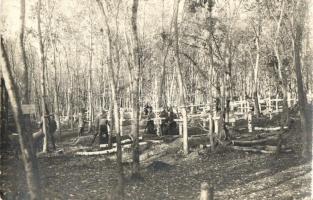 Első világháborús katonai temetés Orosz-Lengyelországban / WWI K.u.K. military funeral in Russian-Poland, photo