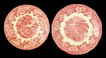 Ironstone angol porcelán reggeliző készlet, összesen 8 db, matricás, jelzett, hibátlan