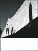 1963 Nagy Zoltán (1943) 2 db vintage alkotása, a magyar fotóművészet avantgárd korszakából, későbbi ...