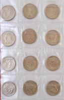 64db-os vegyes amerikai fémpénz tétel albumban, közte 1999-2009. 25c Cu-Ni "50 állam" (30x...