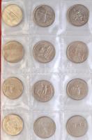 64db-os vegyes amerikai fémpénz tétel albumban, közte 1999-2009. 25c Cu-Ni "50 állam" (30x...