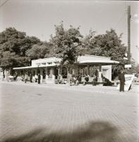 cca 1960 Kecskemét, városi és távolsági autóbuszokról készült 3 db vintage negatív felvétel Medgyesi...
