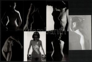 cca 1969 Czakó László (?-?) fotóművész hagyatékából 13 db vintage fotó, 9x12 cm és 9x14 cm