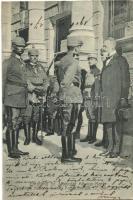 1916 Október 17. Őfelsége Károly király fogadtatása / Empfang Sr. Majestät Königs Karl / Greeting of Charles IV (vágott / cut)