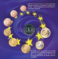 2007. 1Ft-100Ft (8xklf) forgalmi sor, benne 50Ft "50 éves a Római Szerződés" T:PP
Adamo F...