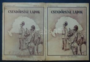 1940 Csendőrségi lapok 2 db száma