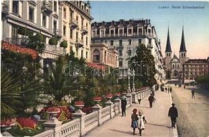 Lucerne, Luzern; Hotel Schweizerhof