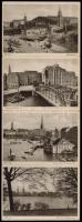 Hamburg, Andenken an die Stadt und Hafen-Rundfahrt - leporello postcard booklet with 20 postcards in...