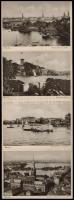 Hamburg, Andenken an die Stadt und Hafen-Rundfahrt - leporello postcard booklet with 20 postcards in...