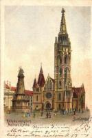 Budapest I. Mátyás templom, litho