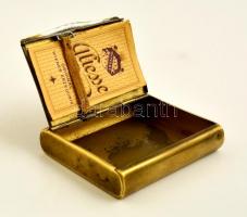 Réz cigarettatárca 8x6,5 cm